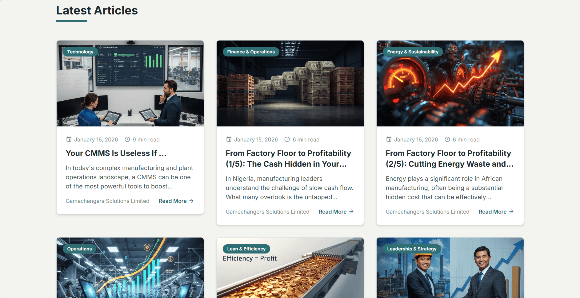 Engineering Consulting Website