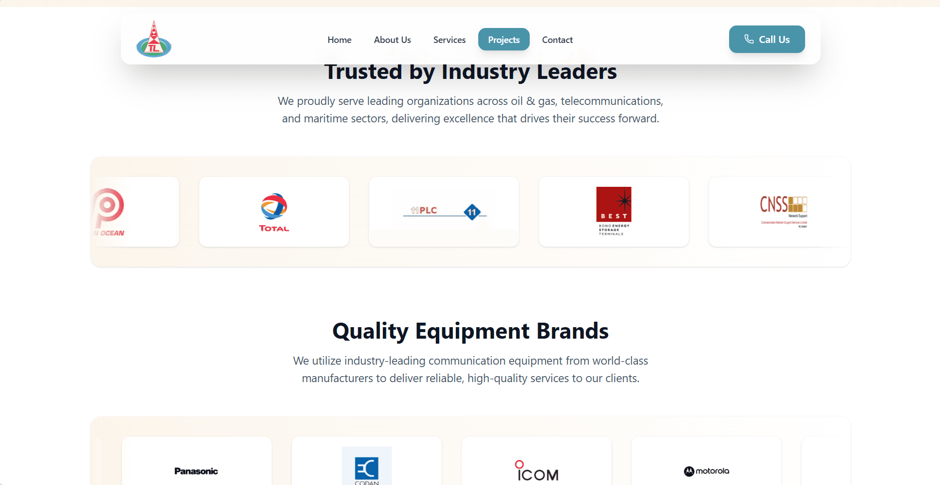 Telecommunications Website
