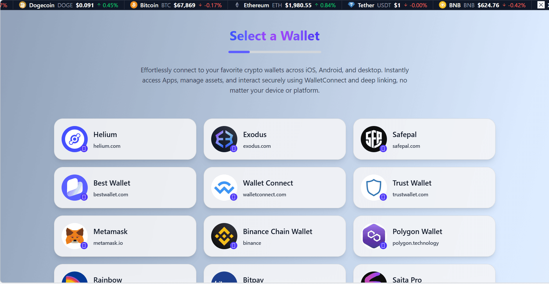 Web3 Crypto Dashboard